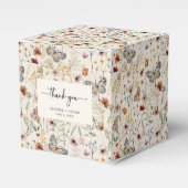 Dank u Boho bruiloft gunst dozen Bedankdoosjes (Voorkant Zijde)