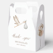 Dank u Boho Genderneutraal Baby shower Bedankdoosjes (Geopend)