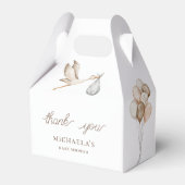 Dank u Boho Genderneutraal Baby shower Bedankdoosjes (Voorkant Zijde)