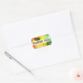 dank u ( bokeh ) ronde sticker (Envelop)