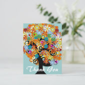 Dank u - Boom van de Liefde Briefkaart (Staand voorkant)