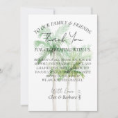 Dank u Bord Kaart (Voorkant)