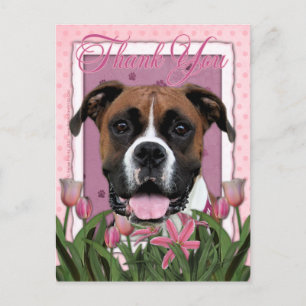 Dank u - Boxer - Vindy Briefkaart