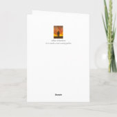 Dank u brandweerman Wildfire Courage Offer Kaart (Achterkant)