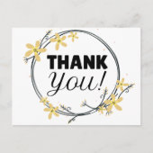 dank u Briefkaart (Voorkant)