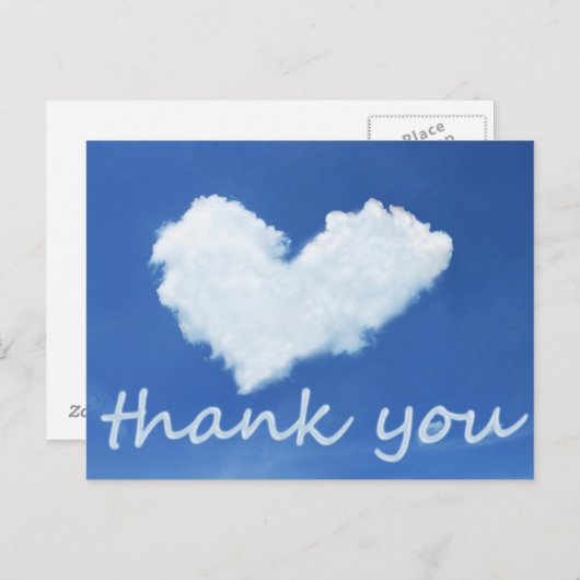 Dank u briefkaart (Voorkant / Achterkant)