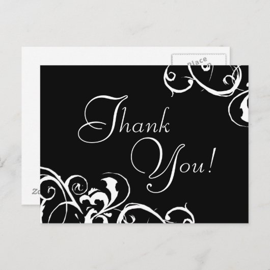 Dank u Briefkaart (Voorkant / Achterkant)