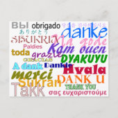 Dank u Briefkaart (Voorkant)