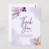 Dank u briefkaart (Voorkant / Achterkant)