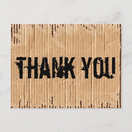dank u briefkaart (Voorkant)