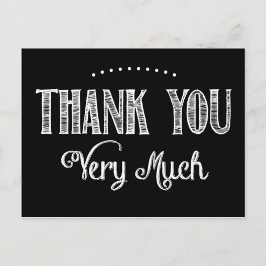 Dank u Briefkaart (Voorkant)