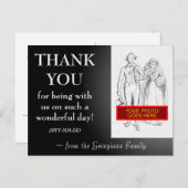  "DANK U" Briefkaart (Voorkant / Achterkant)