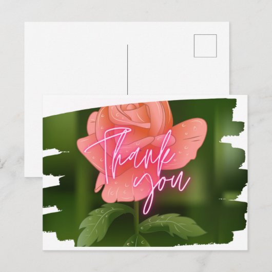 Dank u Briefkaart (Voorkant / Achterkant)