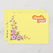 dank u , briefkaart (Voorkant / Achterkant)