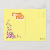 dank u , briefkaart (Achterkant)