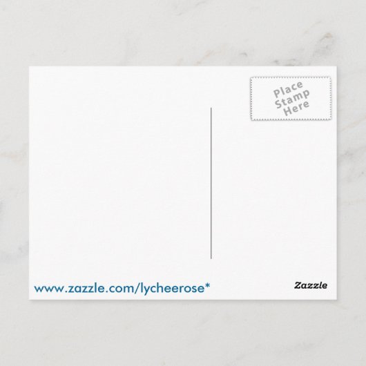 Dank u briefkaart (Achterkant)