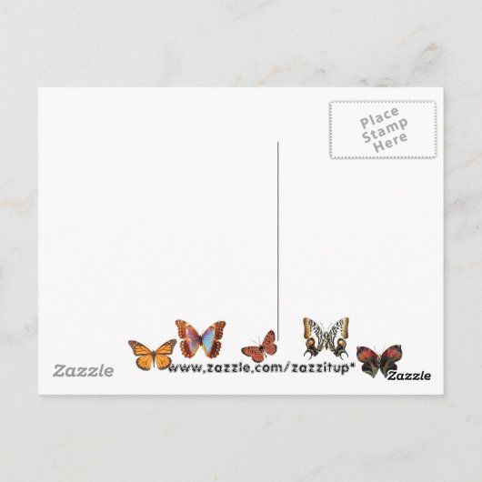 Dank u! briefkaart (Achterkant)