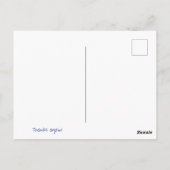 Dank u briefkaart (Achterkant)