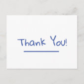 Dank u briefkaart (Voorkant)