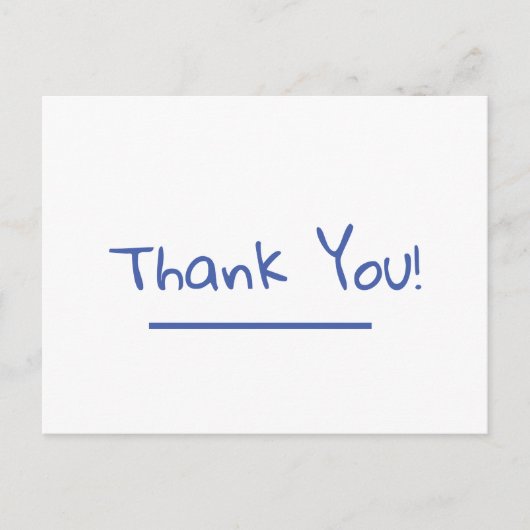 Dank u briefkaart (Voorkant)