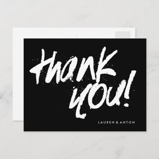 Dank u Briefkaart (Voorkant / Achterkant)