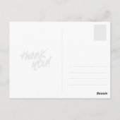 Dank u Briefkaart (Achterkant)
