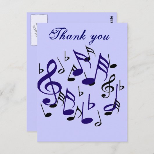 Dank u._ briefkaart (Voorkant / Achterkant)