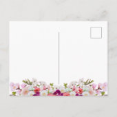 Dank u Briefkaart - Floral01 (Achterkant)