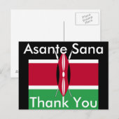 Dank u Briefkaart Kenia (Voorkant / Achterkant)