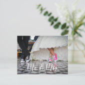 Dank u briefkaart, mijnheer en mevrouw. briefkaart (Staand voorkant)