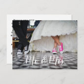 Dank u briefkaart, mijnheer en mevrouw. briefkaart (Voorkant / Achterkant)