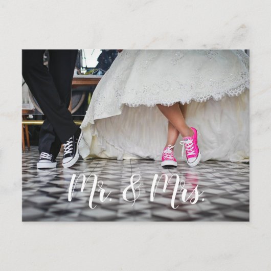 Dank u briefkaart, mijnheer en mevrouw. briefkaart (Voorkant)