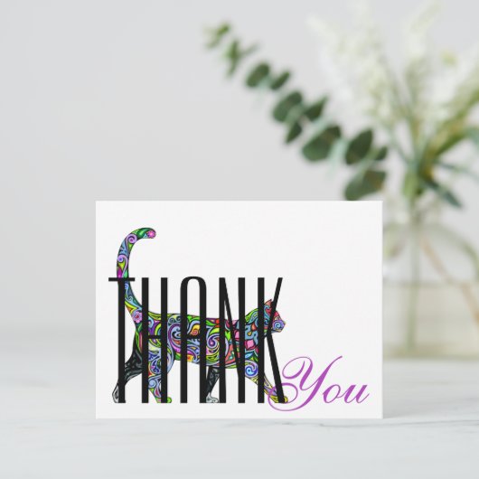 Dank u Briefkaart - SRF (Staand voorkant)