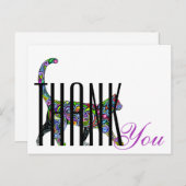 Dank u Briefkaart - SRF (Voorkant / Achterkant)