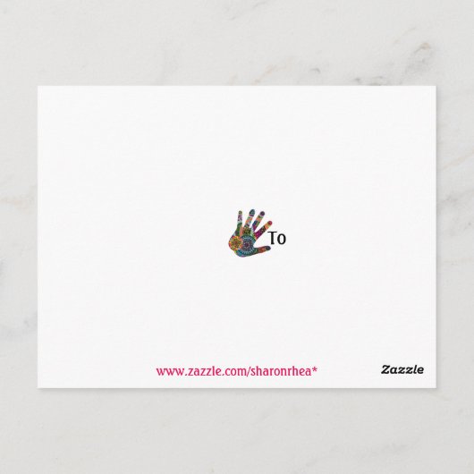 Dank u Briefkaart - SRF (Achterkant)