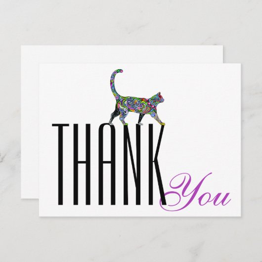 Dank u Briefkaart - SRF (Voorkant / Achterkant)