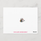 Dank u Briefkaart - SRF (Achterkant)