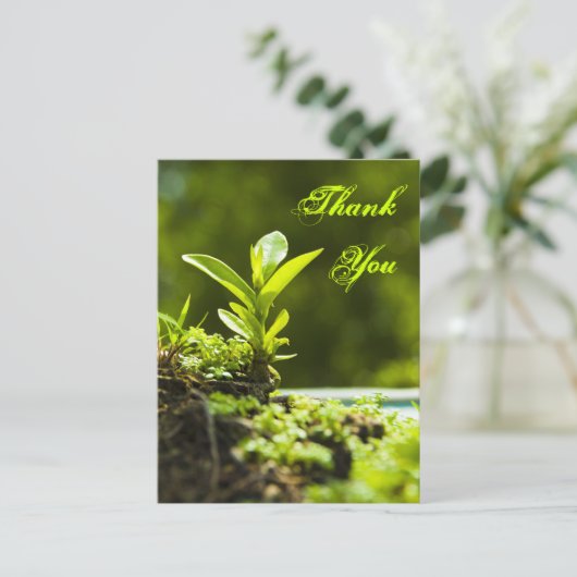 Dank u - briefkaarten (Staand voorkant)
