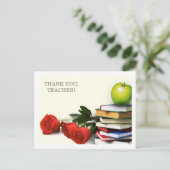 Dank u Briefkaarten van de leraar (Staand voorkant)