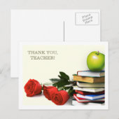 Dank u Briefkaarten van de leraar (Voorkant / Achterkant)
