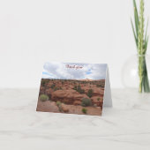 Dank u briefpapier - Arches National Park Bedankkaart (Voorkant)