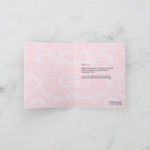 Dank u bruids douche uitnodiging (Binnen)