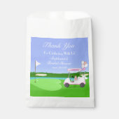 Dank U Bruids Golf Bruidsborrel Brunch Bedankzakje (Voorkant)