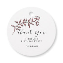 Dank U Bruidsdouche Verjaardag Wit Simpel