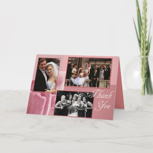 Dank u Bruidsmeisje Bedankkaart (Voorkant)