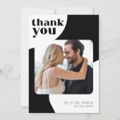 Dank u bruiloft 6 foto's instant download kaart (Voorkant)