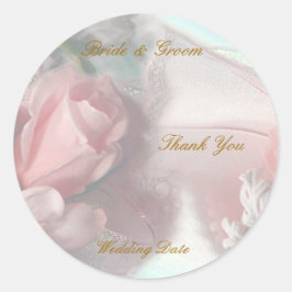 Dank u bruiloft gunst Label Sticker