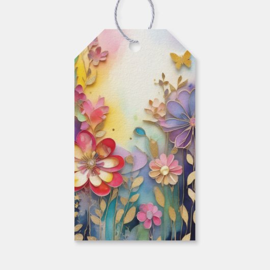 Dank u bruiloft gunst Labels Cadeaulabel (Achterkant)