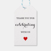 DANK U BRUILOFT GUNST LABELS CADEAULABEL (Voorkant)