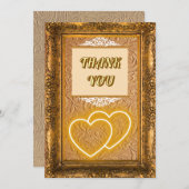 Dank u bruiloft islamitische Nikah Groet Kaart (Voorkant / Achterkant)